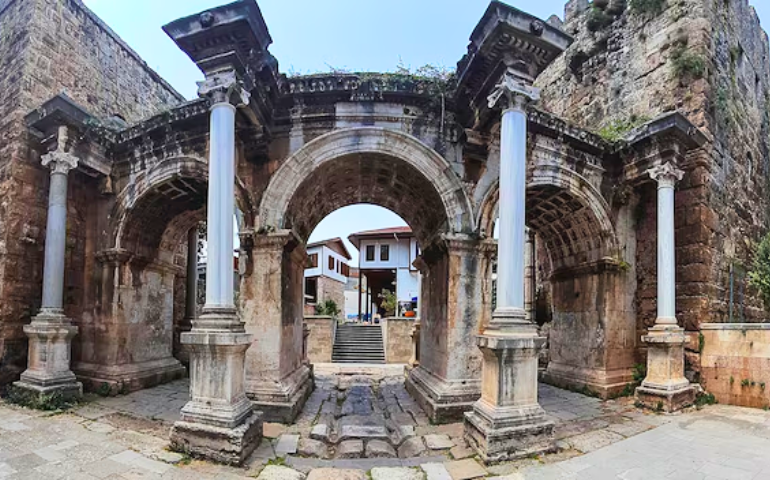 Hadrian’s gate in Antalya